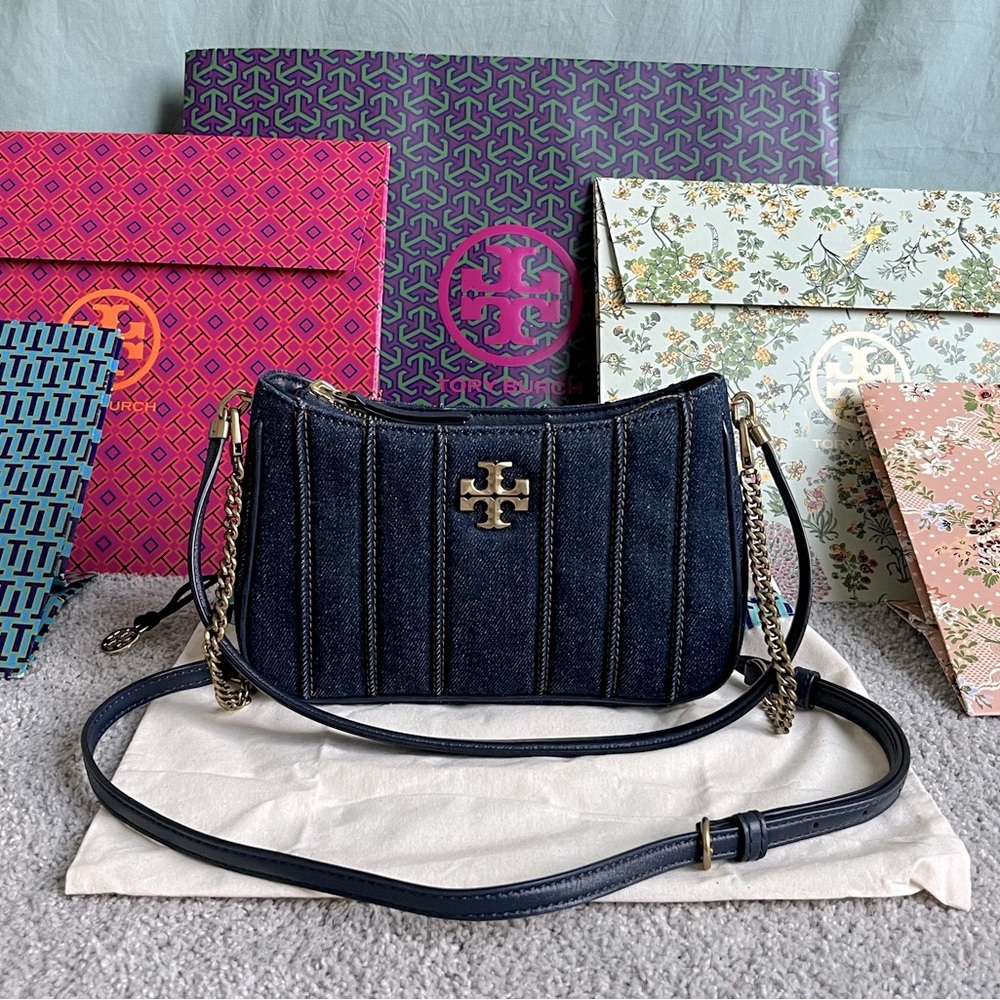 Tory Burch Kira Denim Mini Bag